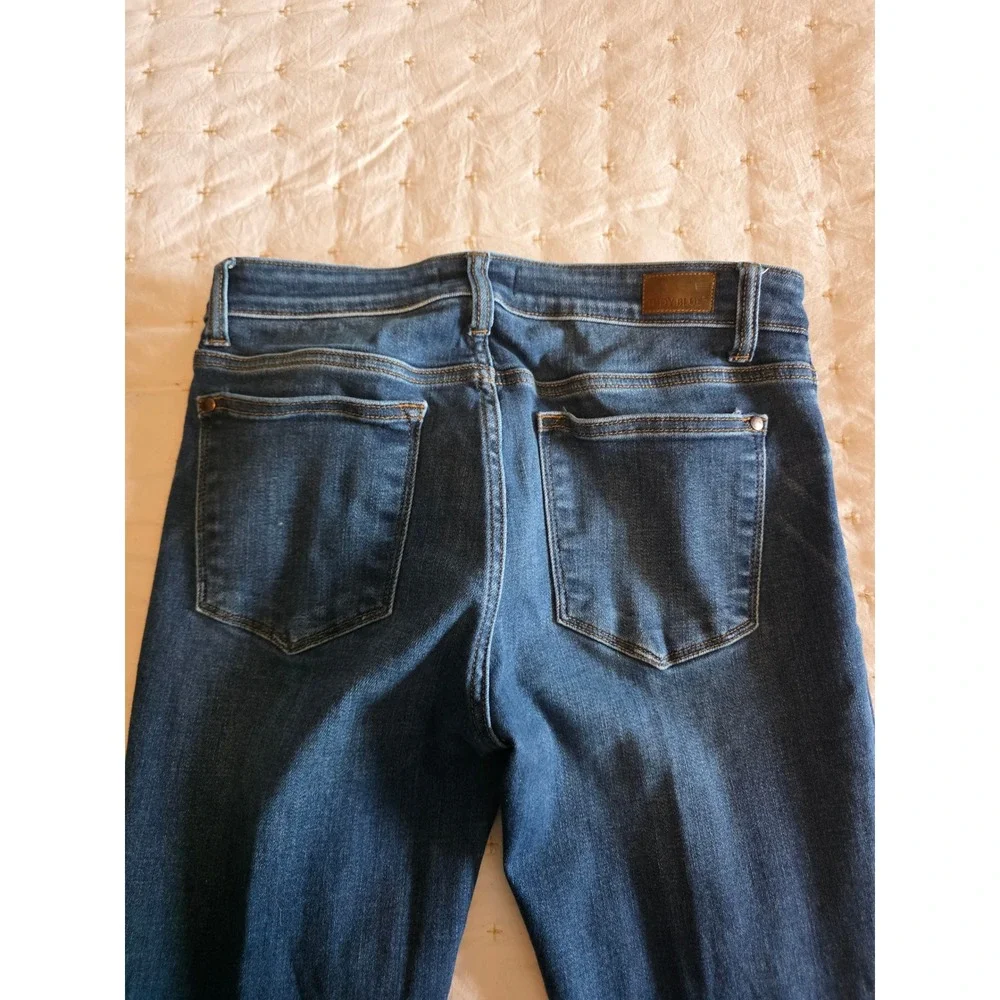 Judy Blue Los Angeles Skinny Fit Jeans Dark Wash Denim JB82106MD Size 11/30 Mens
